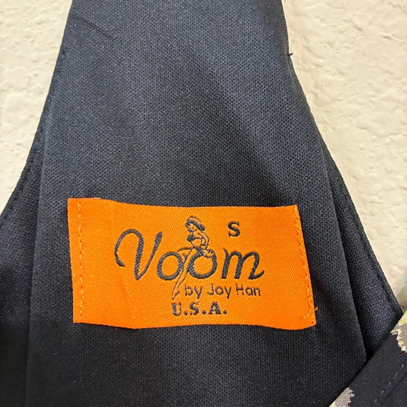 Voom by Joy Han Slip Dress Women’s Small Black Floral Lace Romantic Dark Date - Picture 6 of 12